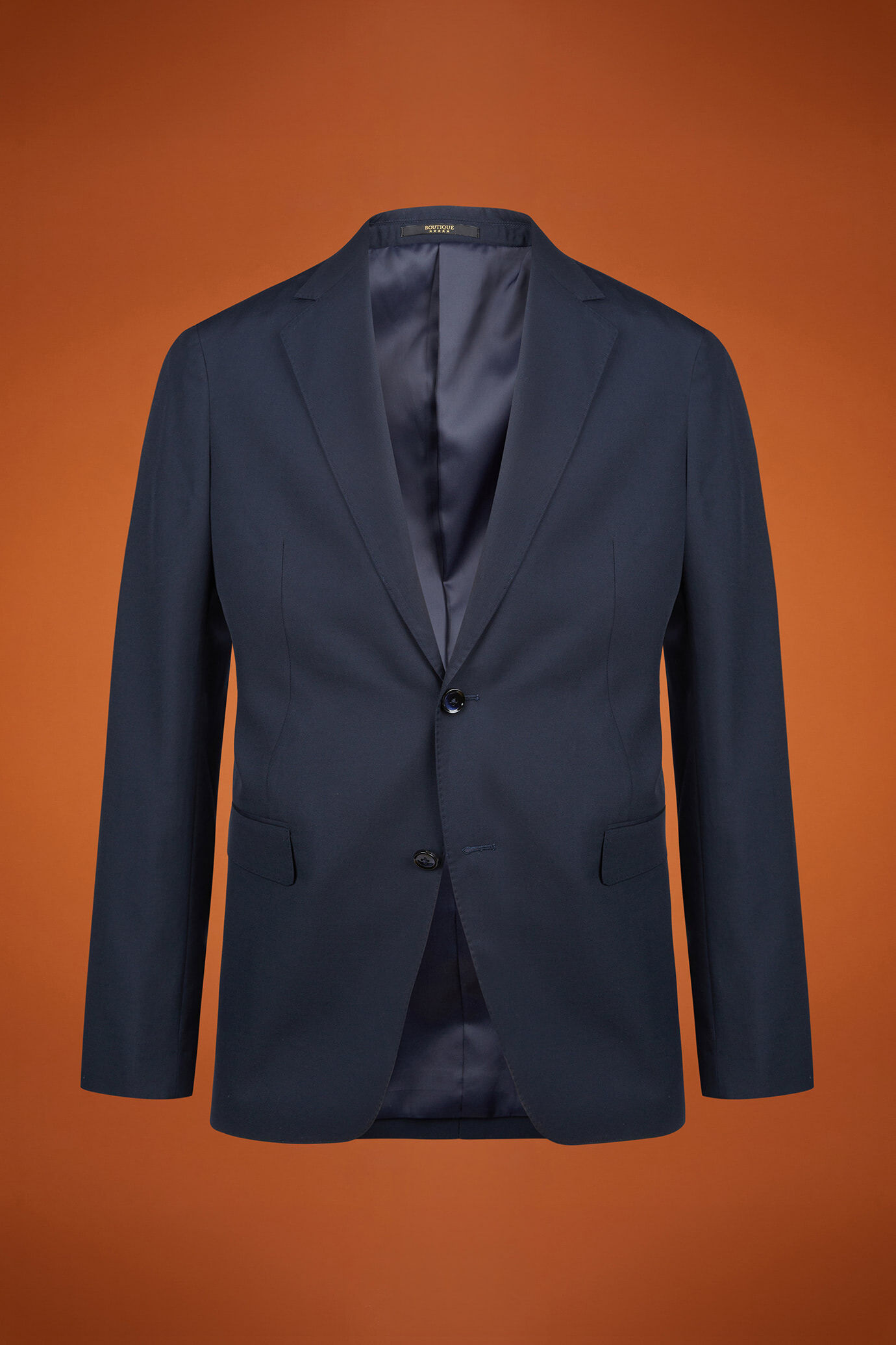 Men's single breasted suit mix size dk blue image number 4